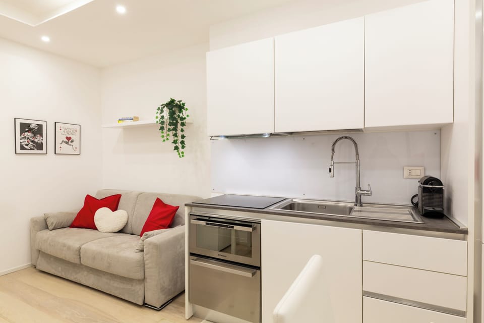 Comfort Apartment | Living area | 43-inch Smart TV with digital channels
