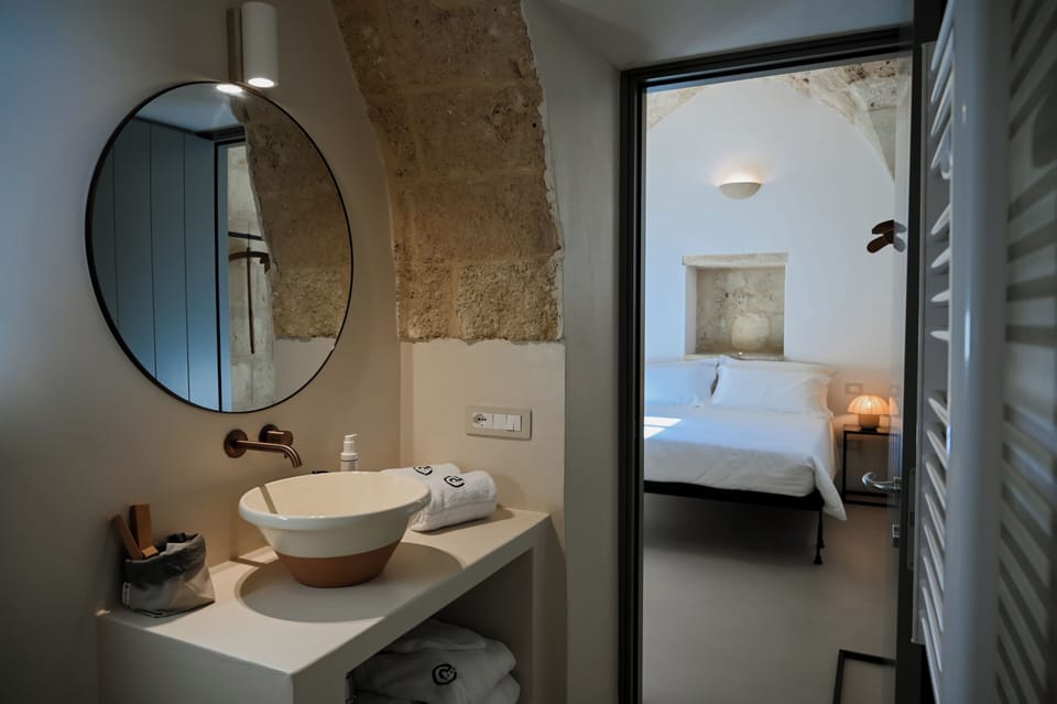 Hair dryer, bidet, towels, soap