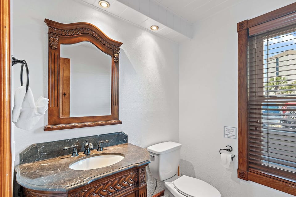 Guest half bathroom
