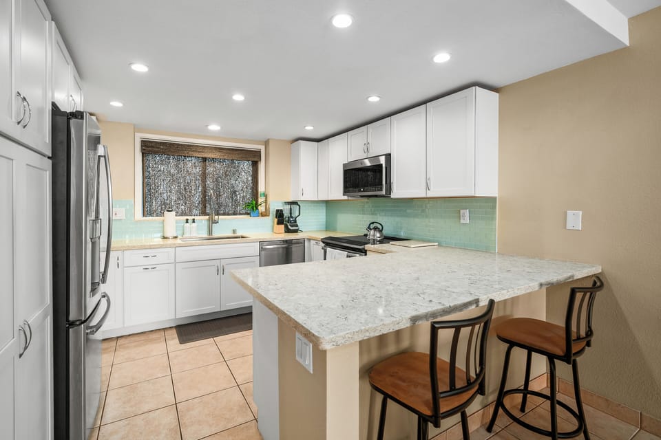 Enjoy cooking your favorite meals in this modern style kitchen
