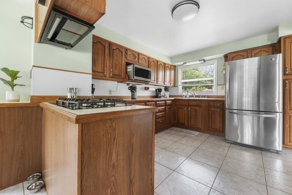 Sleek and modern kitchen appliances combining functionality and style