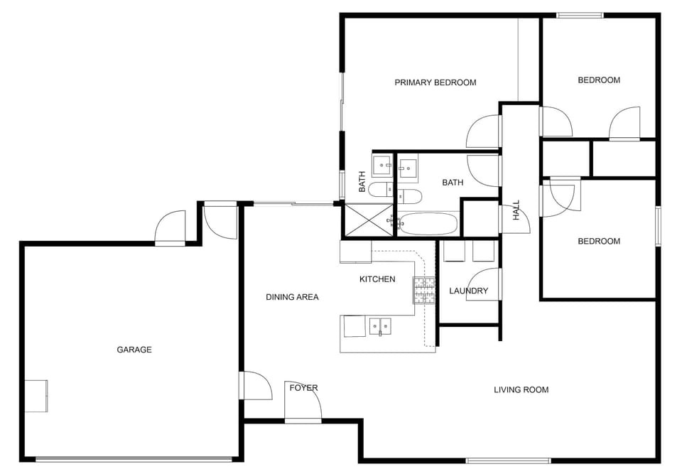 House | 3 bedrooms, Internet