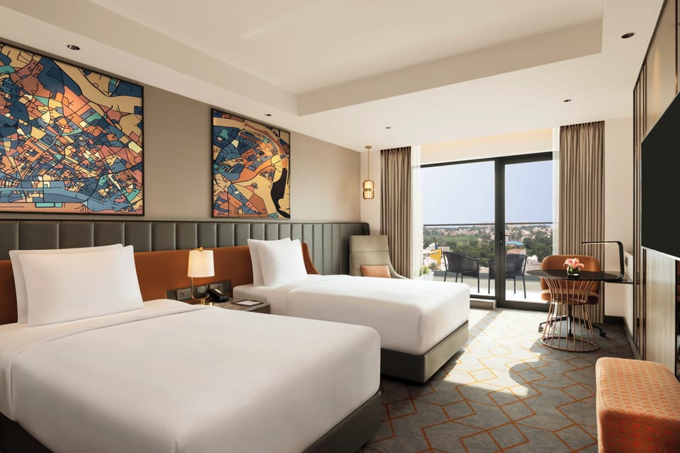 Premium Room, 2 Twin Beds, Balcony | Premium bedding, memory foam beds, minibar, in-room safe