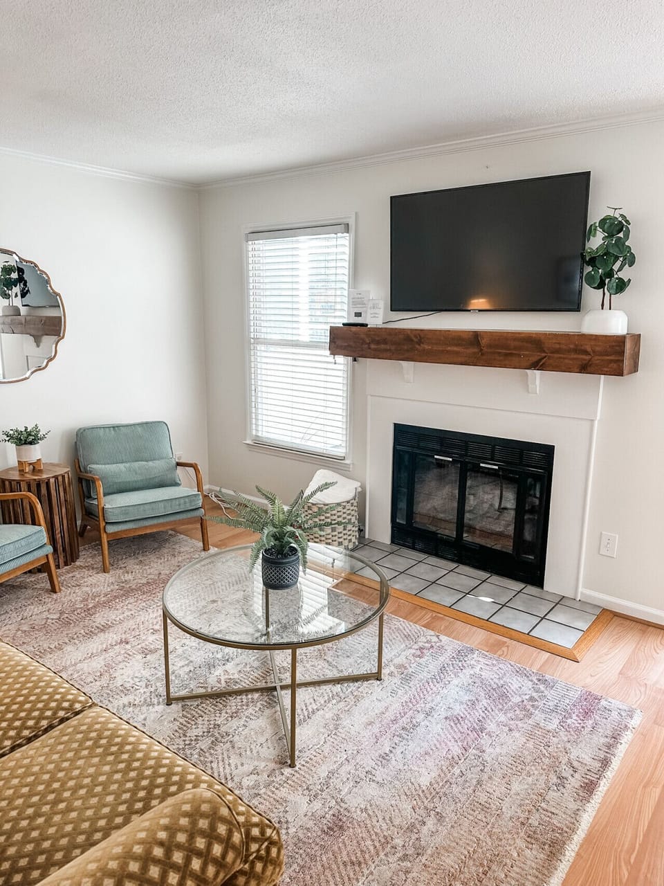 Family Room with Smart TV