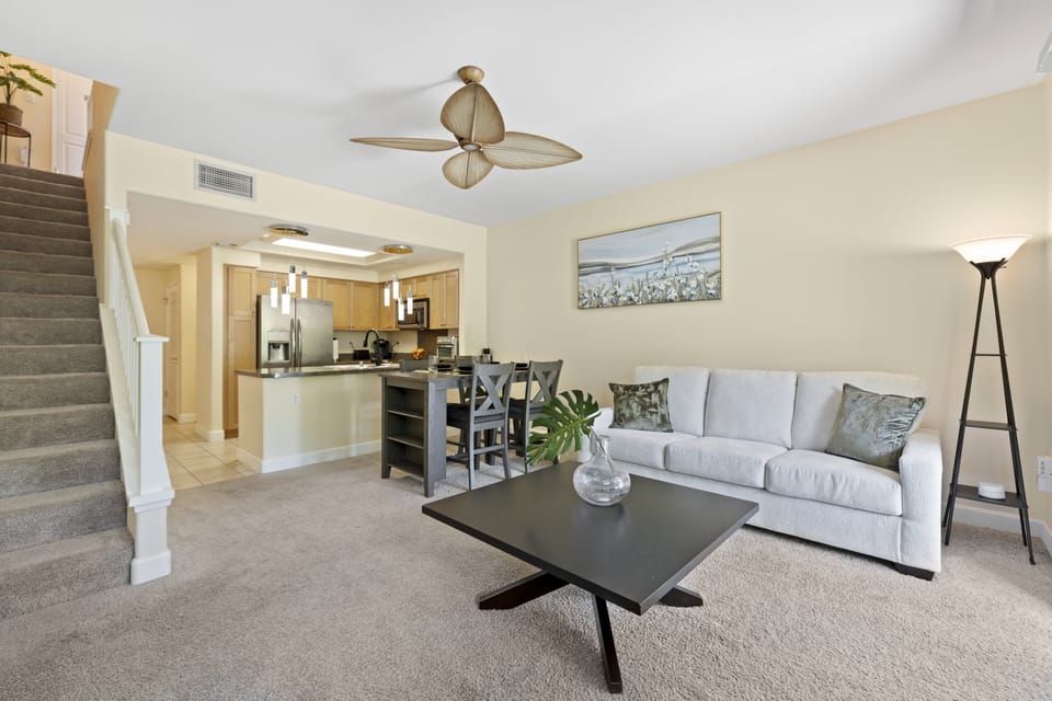 Living Area to Kitchen