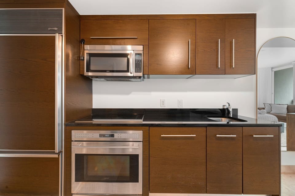 Cook your favorite meals in our full kitchen.