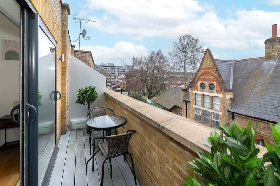 Balcony with City Views