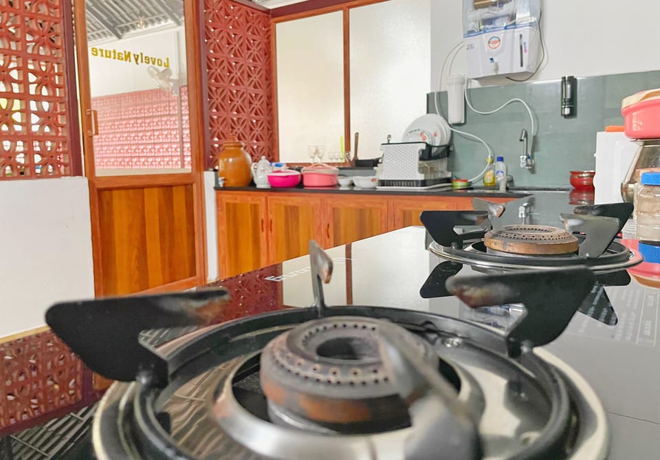 Kitchen outside dome and within property premises 