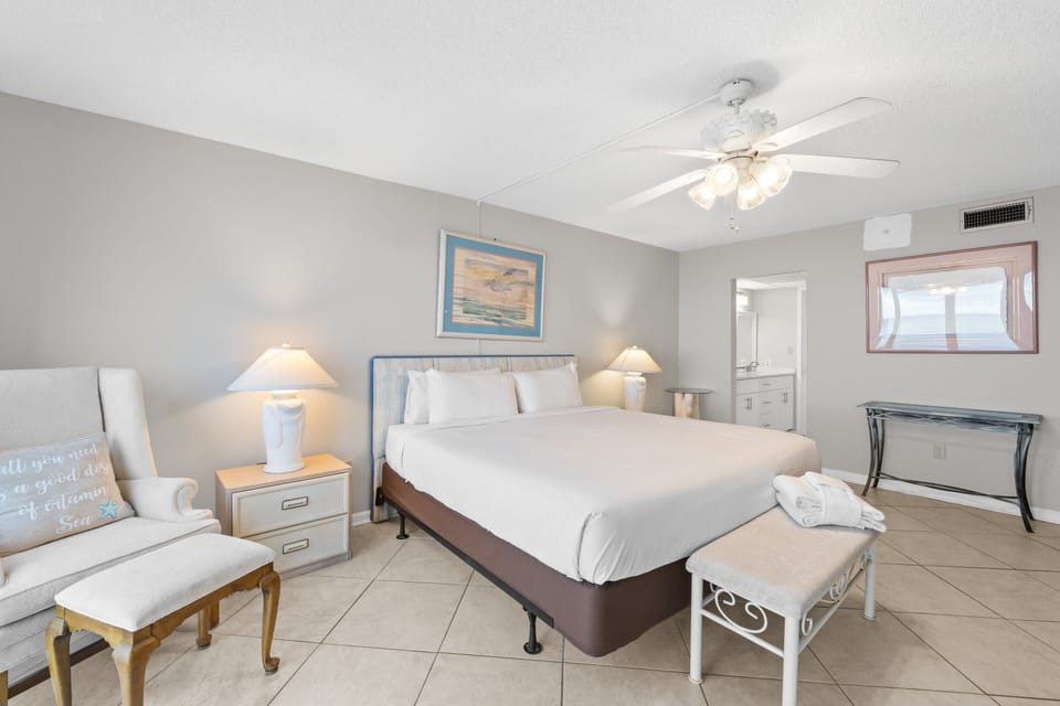 Primary Bedroom with King Size Bed