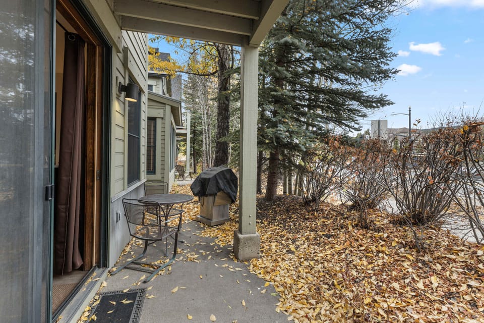 Patio: Private patio with outdoor seating, mountain views