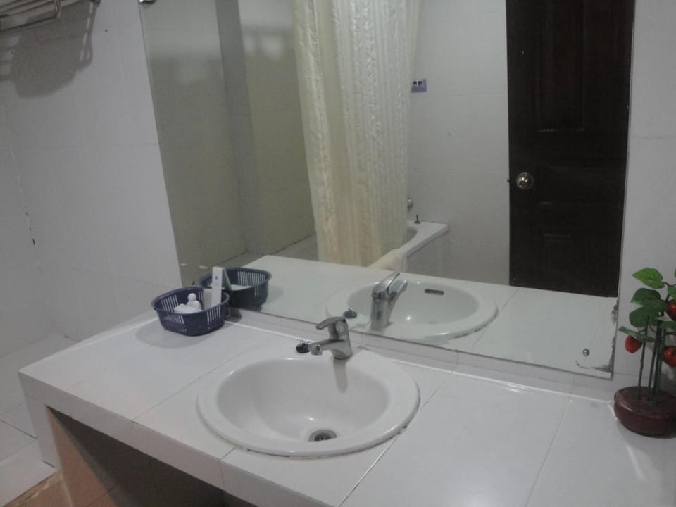 Combined shower/tub, free toiletries, hair dryer (on request)