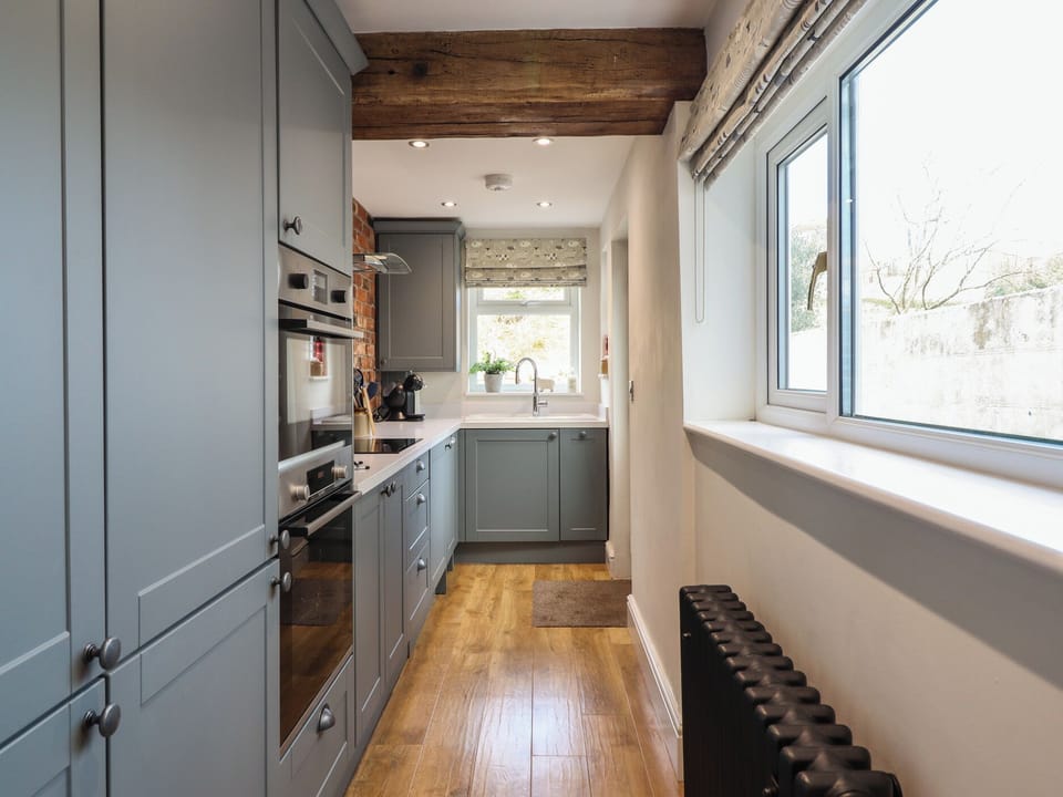 Fridge, microwave, dishwasher, toaster