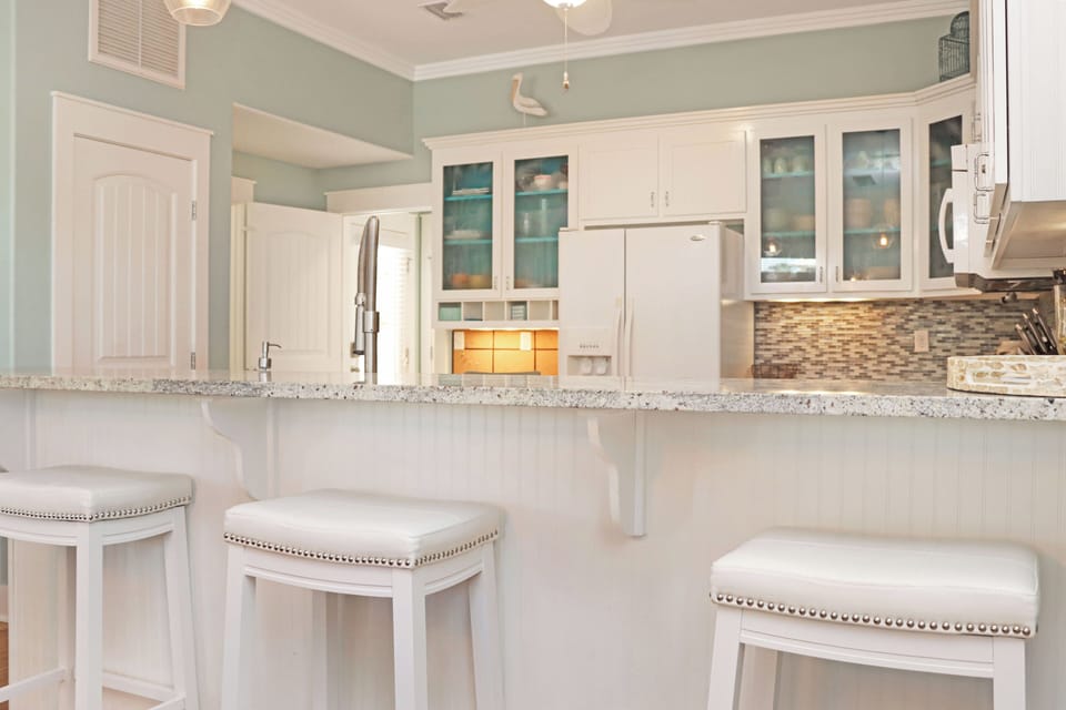 Kitchen with Bar Seating