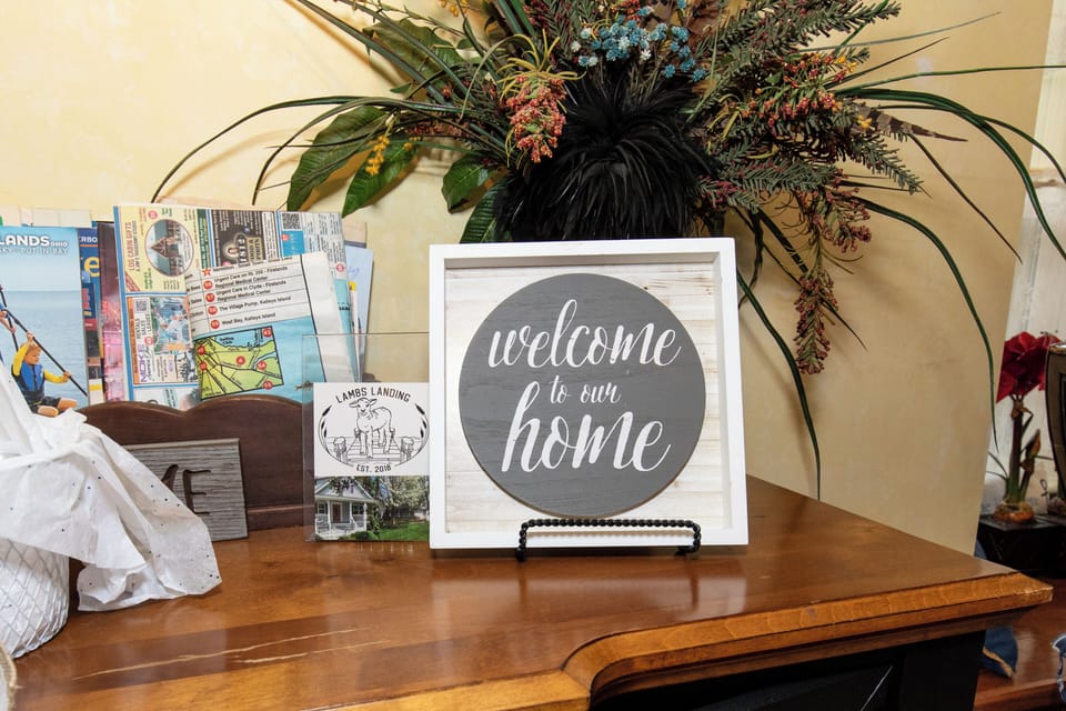 Step into your home away from home with a warm welcome waiting for you. This inviting entryway sets the tone for your memorable stay.