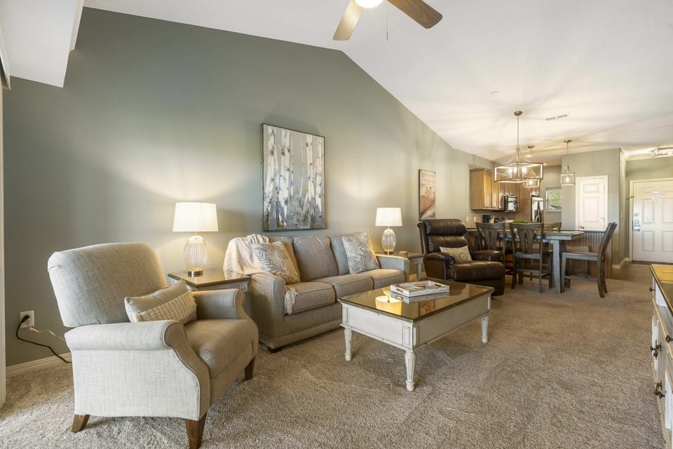 Condo, Multiple Beds, Balcony (Majestic Sunset Duo) | Living area | 42-inch flat-screen TV with digital channels