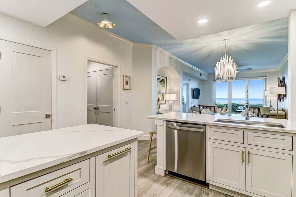 Ocean View from Kitchen