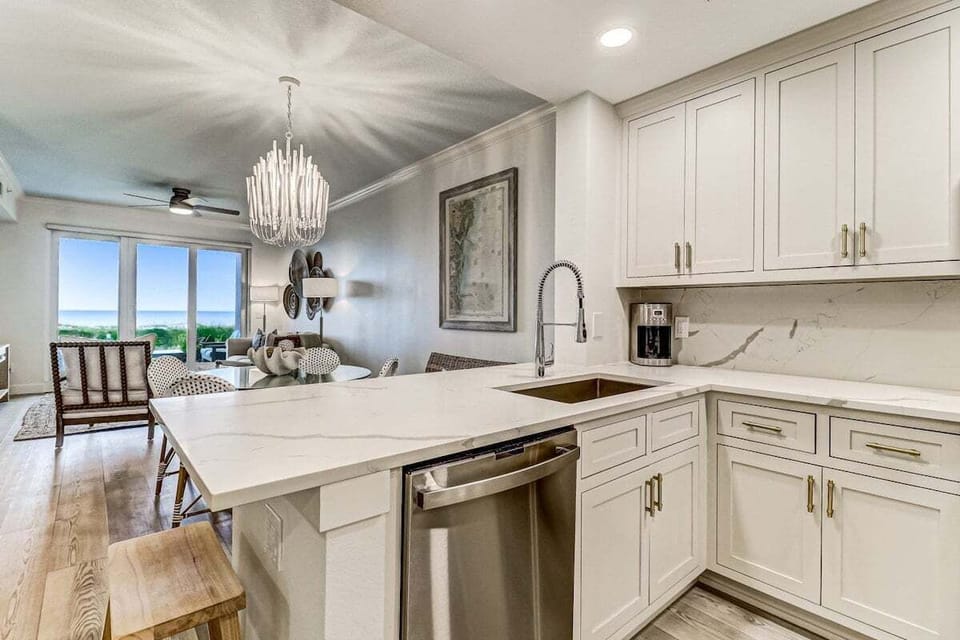 Ocean View from Kitchen