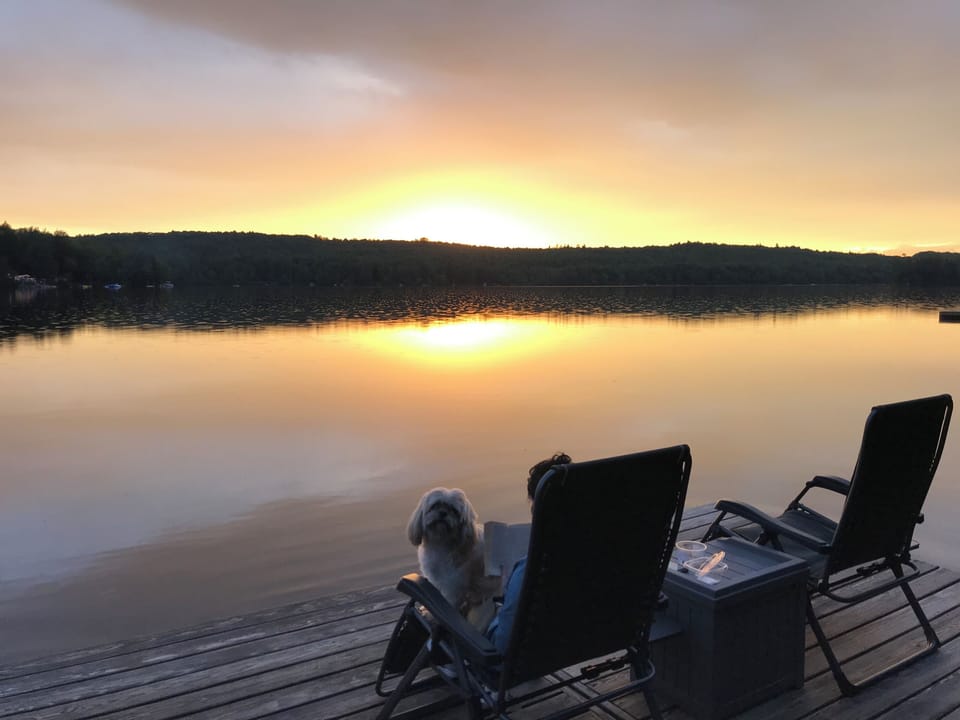 Sunset from the dock
