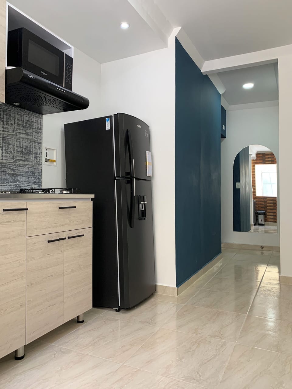 Fridge and freezer