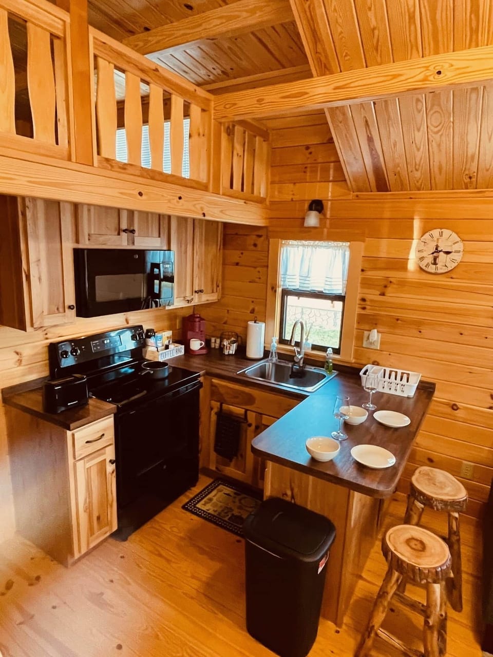 Kitchen fully stocked