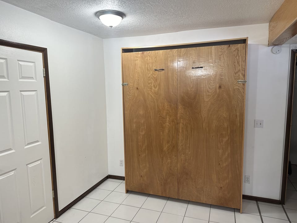 Murphy Bed Part of Open Space