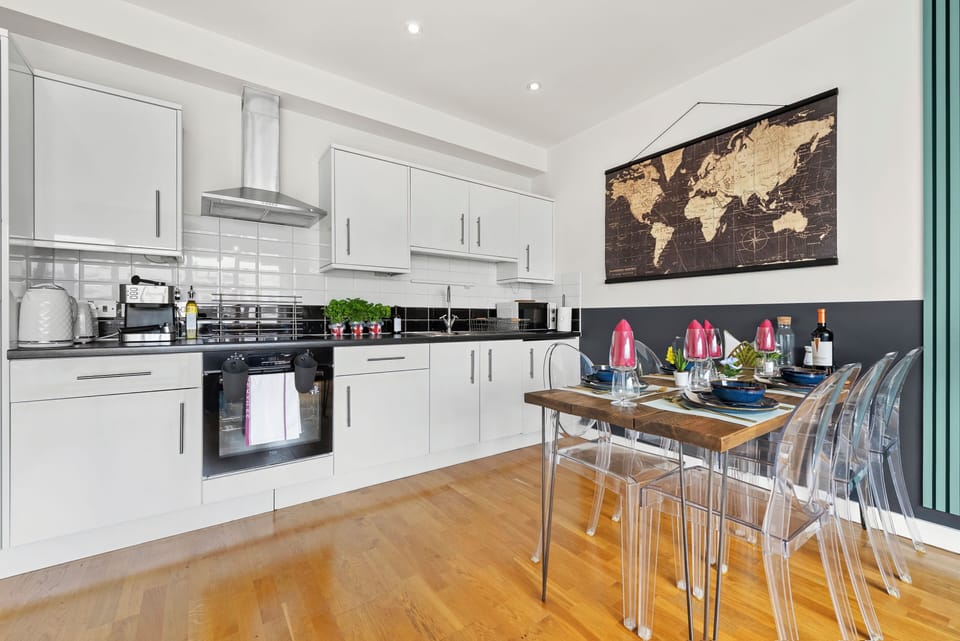 Kitchen and dining area