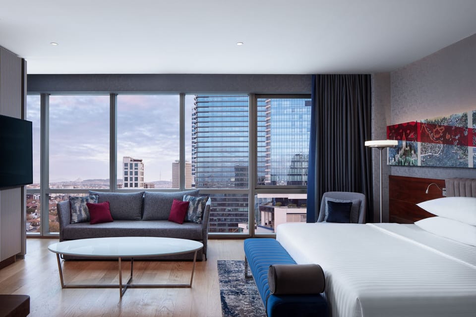 Deluxe Room, 1 Double Bed, City View, Corner | View from room