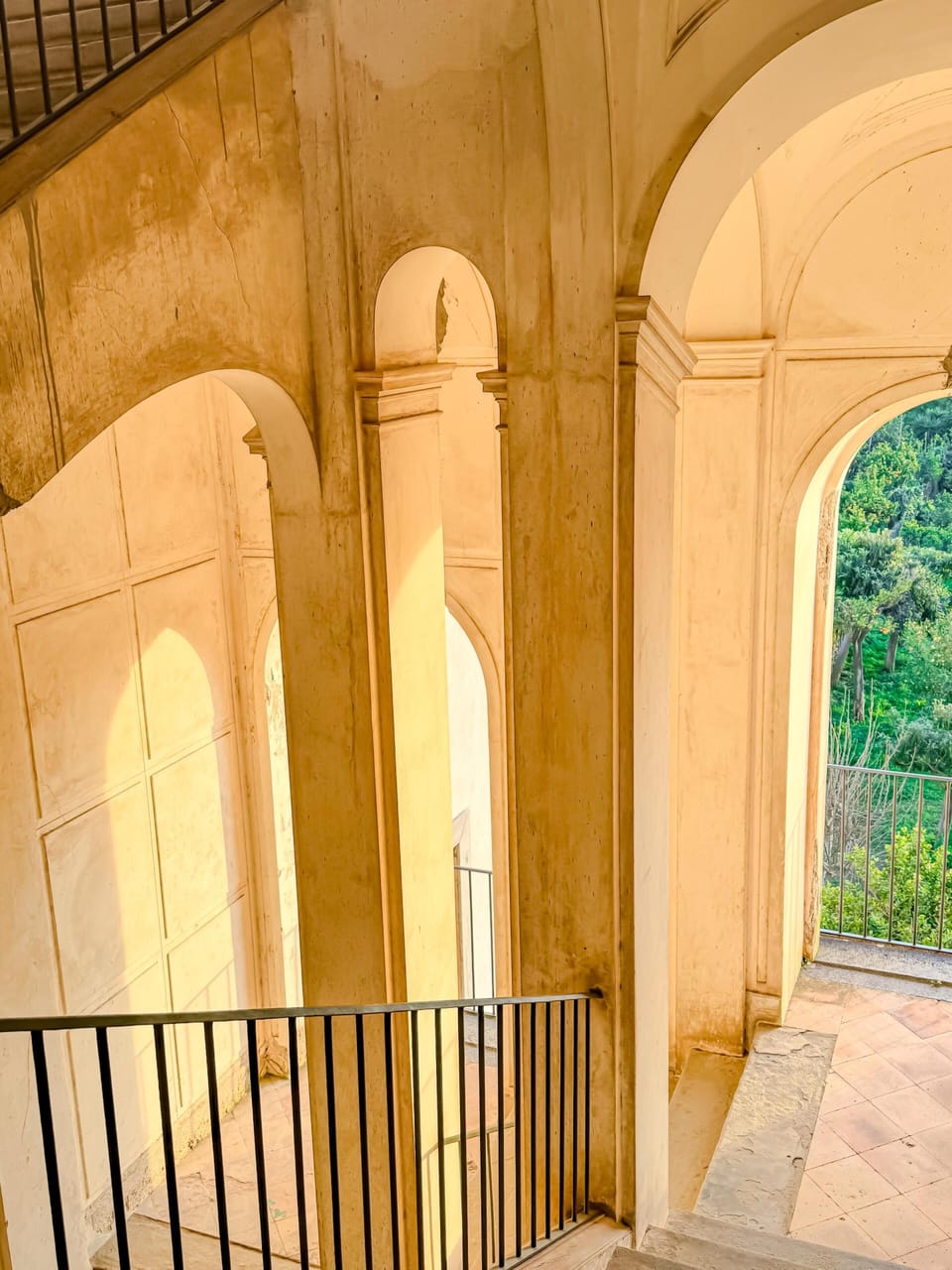 Interior entrance