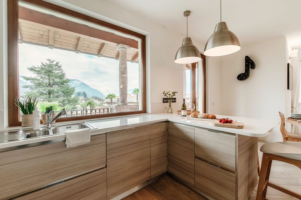 Villa | Private kitchen | Full-size fridge, microwave, oven, stovetop