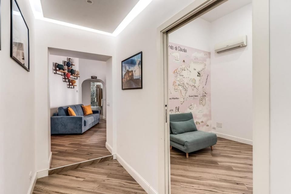 Deluxe Apartment, Balcony, City View | Living area | Flat-screen TV