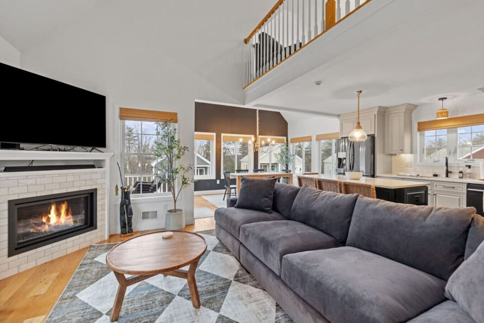 Elegant open-plan living area