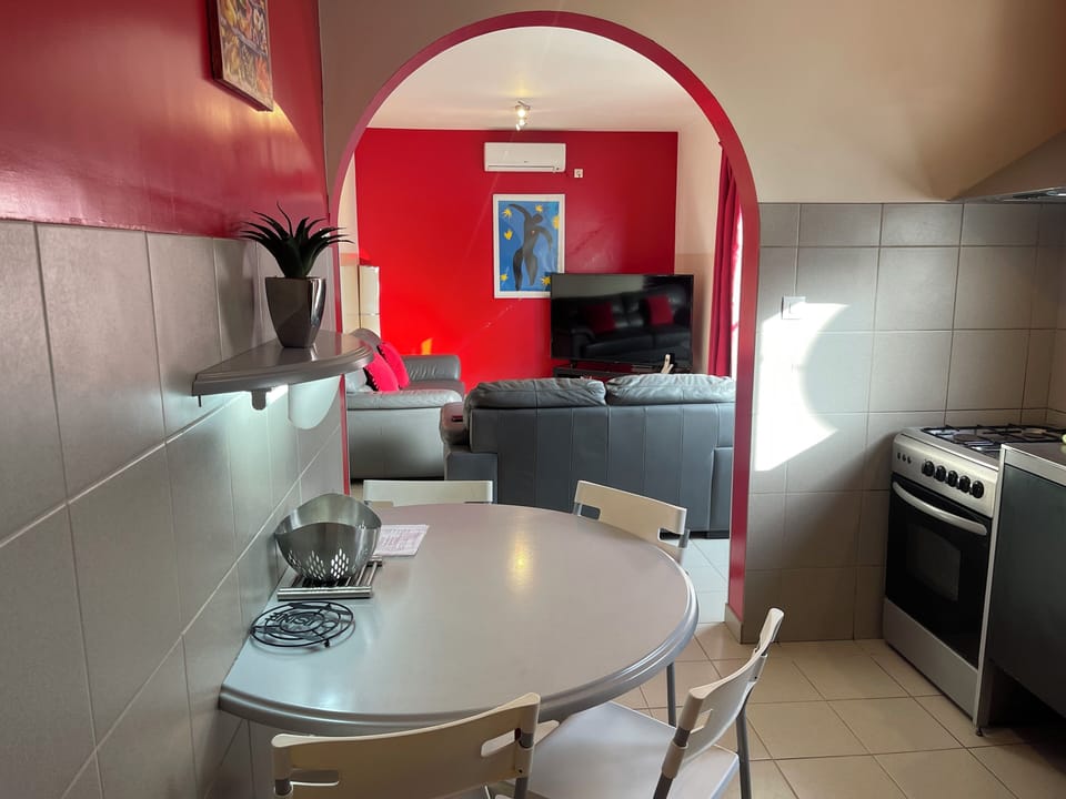 Family Quadruple Room, 2 Bedrooms, Non Smoking, Sea View | Private kitchen | Electric kettle, rice cooker, freezer, paper towels