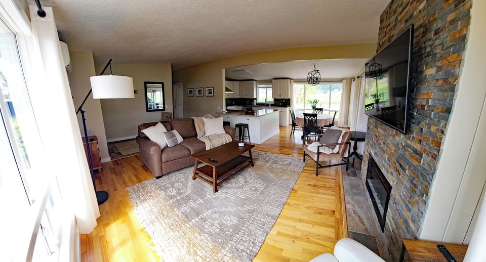 Living area with sunny southern exposure