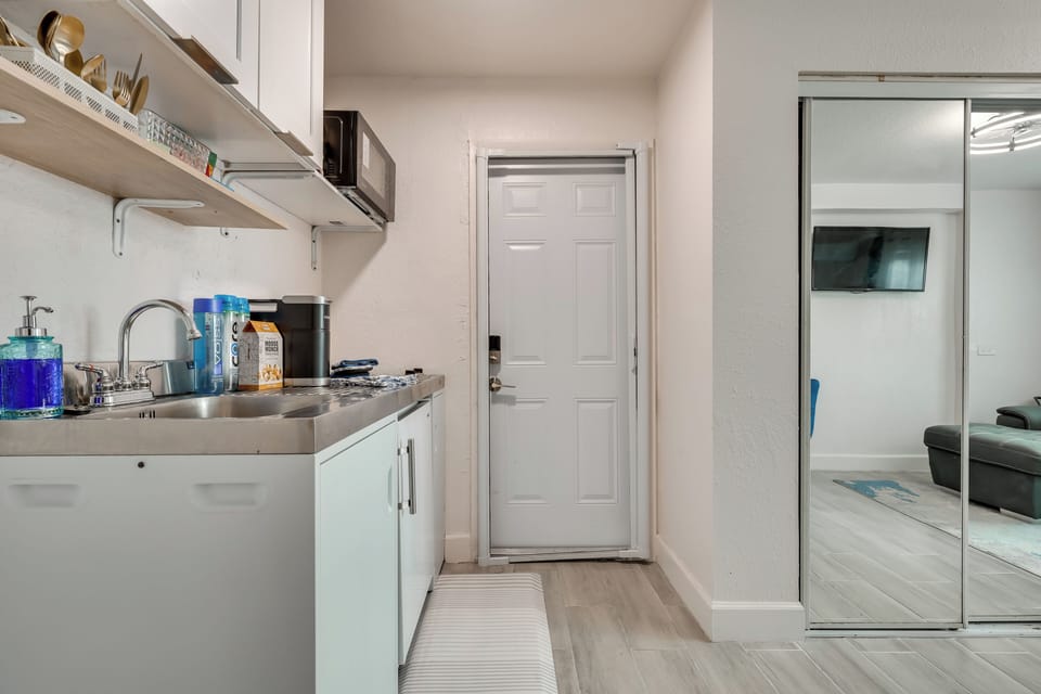 Kitchenette | Cooking Basics | Microwave | Keurig Coffee Maker