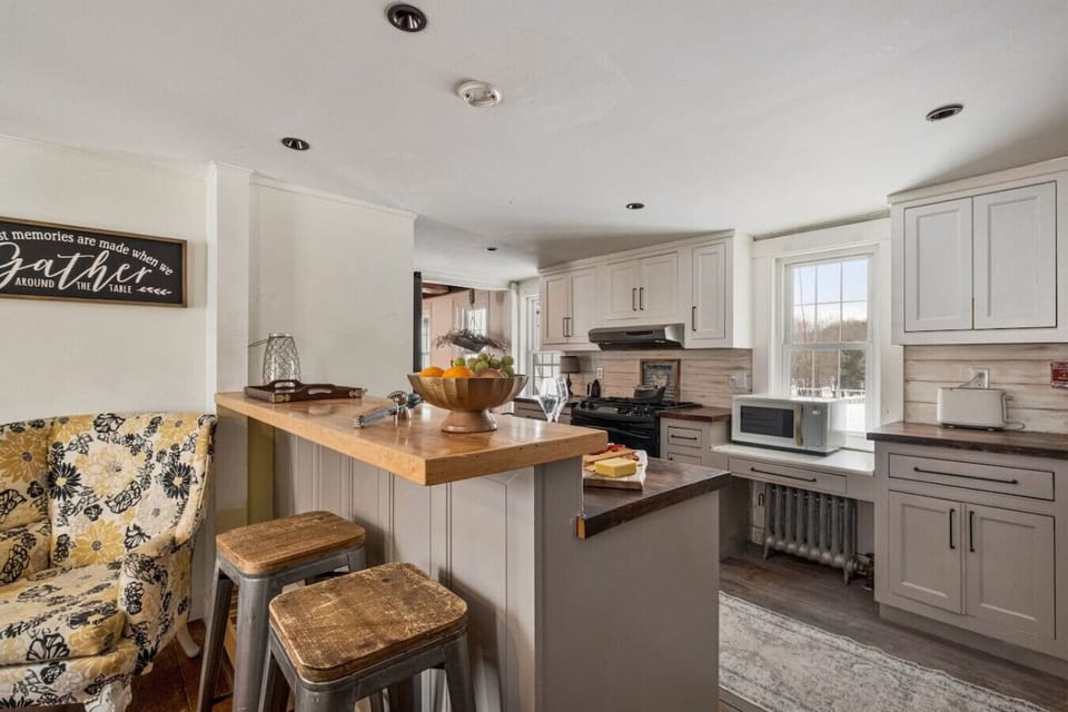 Fully equipped kitchen ready for shared meals.