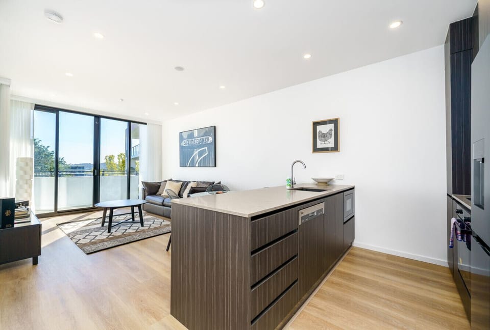 Contemporary, fully equipped kitchen designed for your cooking convenience.