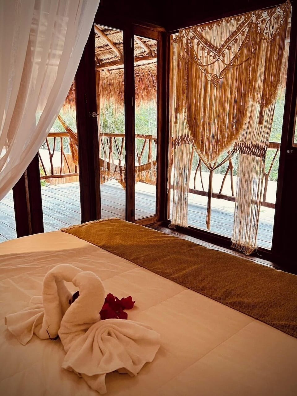 Deluxe Cabin, 1 King Bed, Pool View | 1 bedroom, premium bedding, down comforters, individually decorated