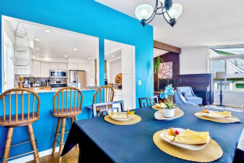 Comfortable dining setup ideal for enjoying meals together