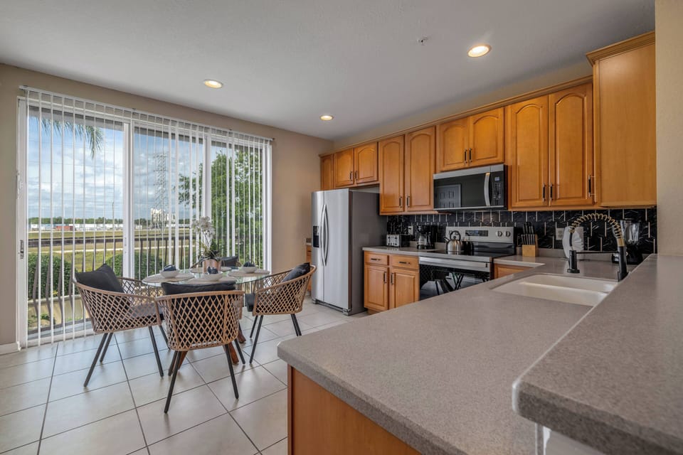 Seating area in kitchen
