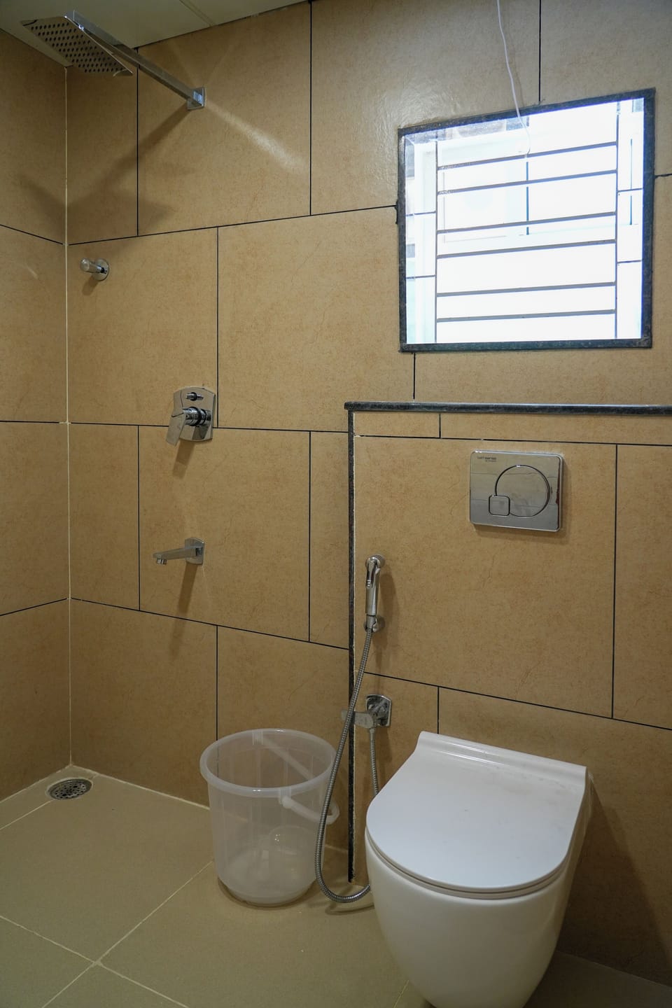 Slippers, towels, soap, shampoo