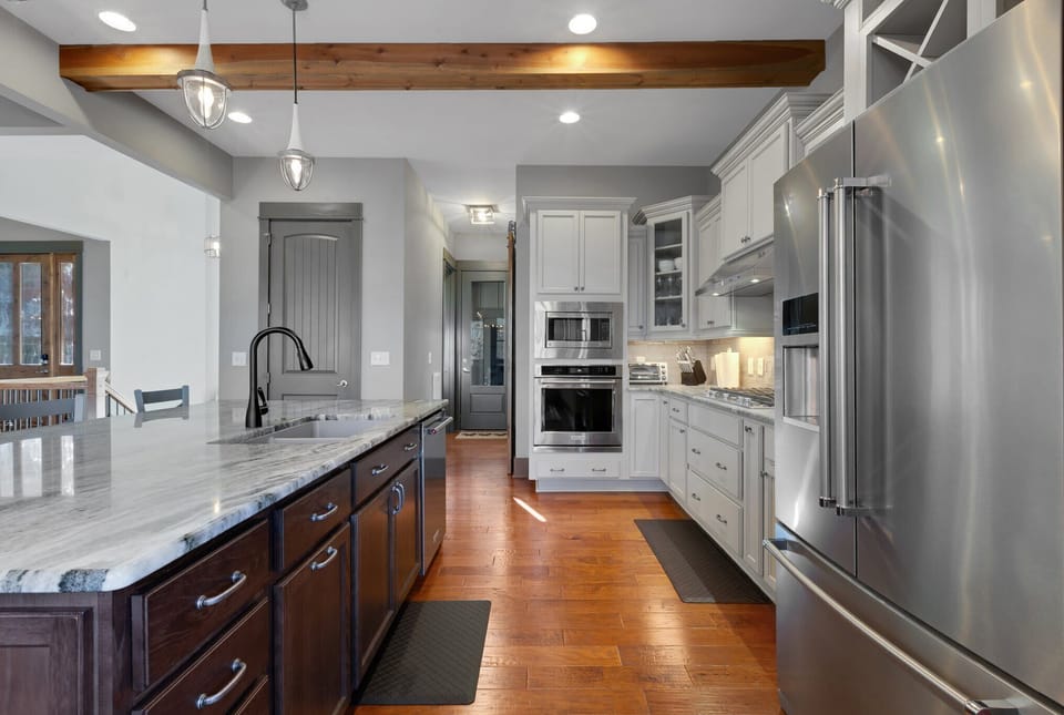 Our fully stocked kitchen