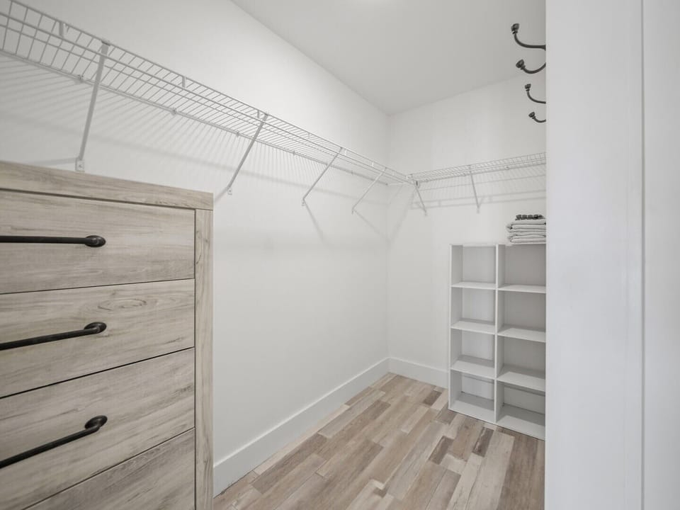 Primary walk-in closet