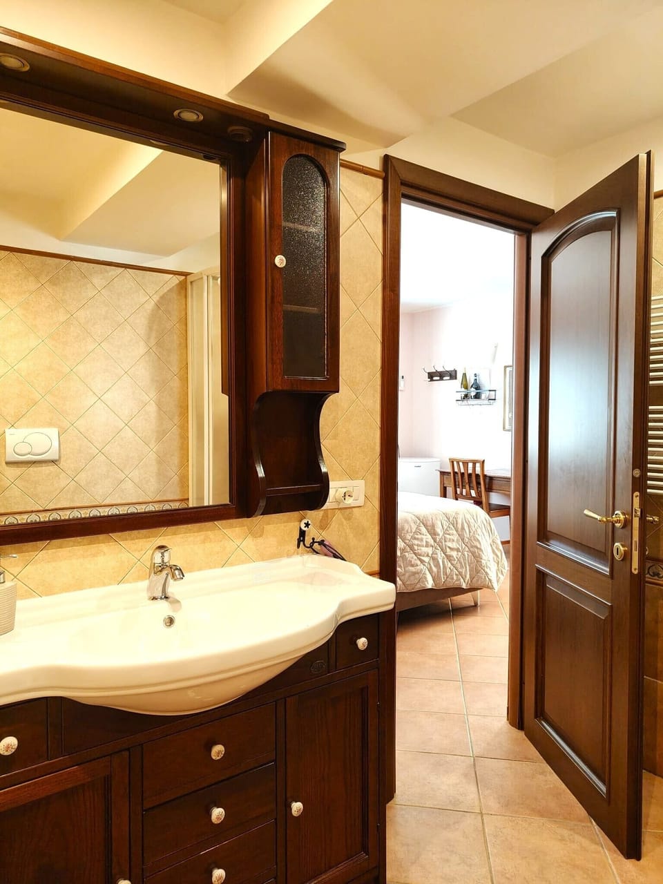 Comfort Triple Room, 1 Double Bed with Sofa bed | Bathroom | Hair dryer, bidet, towels, soap