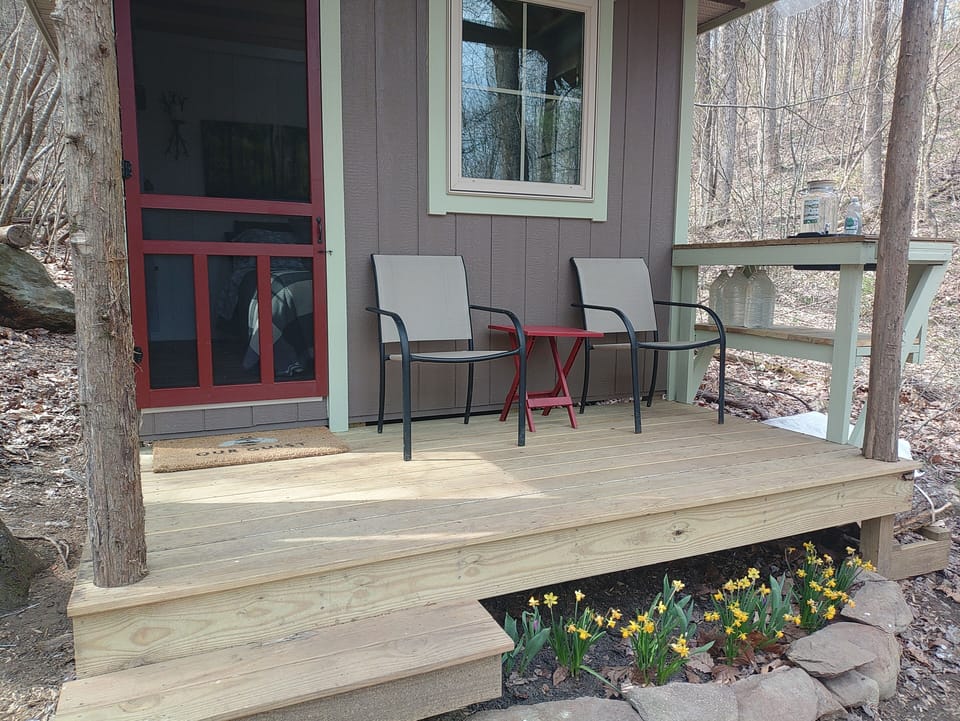 Covered front porch