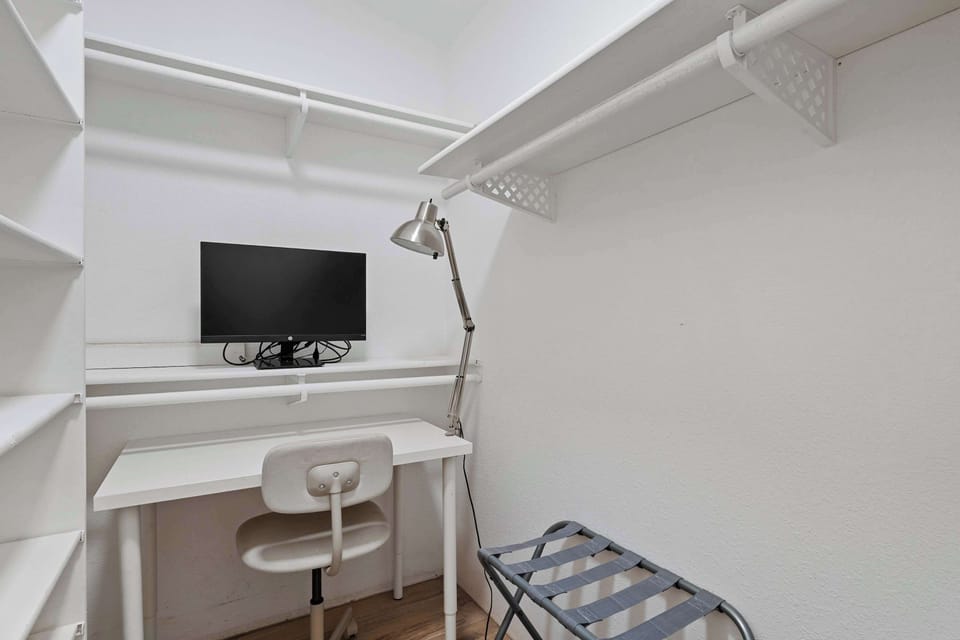 Desk space available for your stay