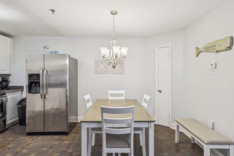 Dining table with seating for 6
