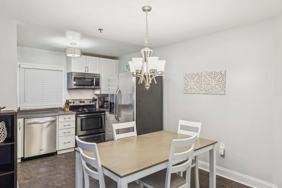 Dining and kitchen area