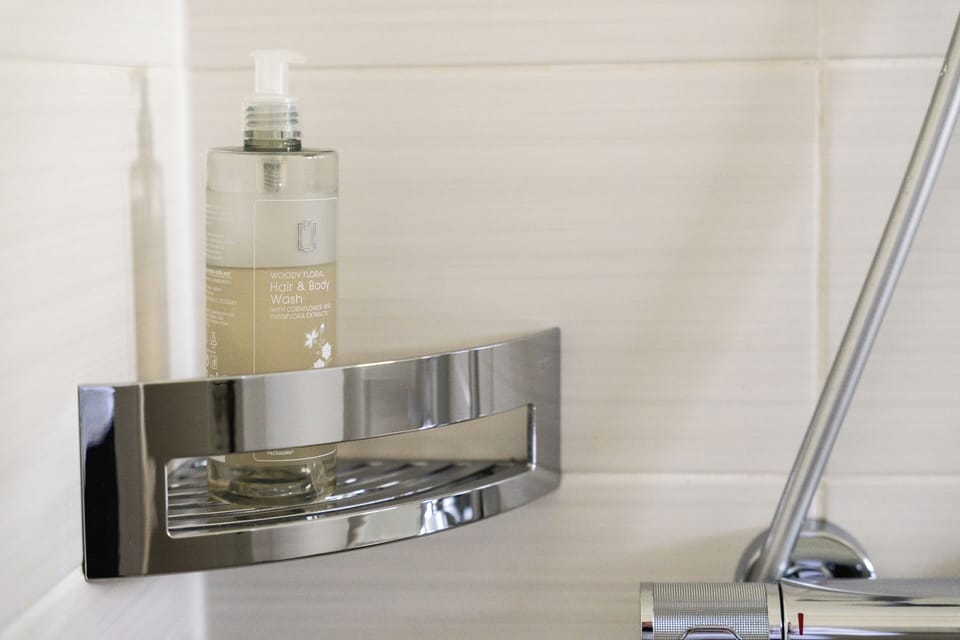 Basic Double or Twin Room | Bathroom | Free toiletries, towels, soap, shampoo
