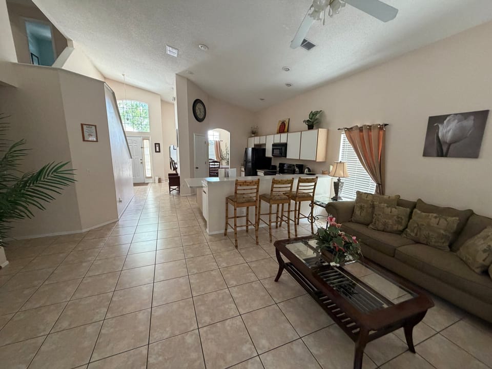 House, Multiple Beds, Pool Access, Pool View (Bailey Villa) | Living area | 42-inch flat-screen TV with digital channels