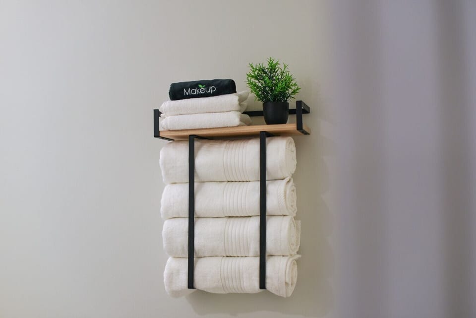 Plush body, hand and face towels.